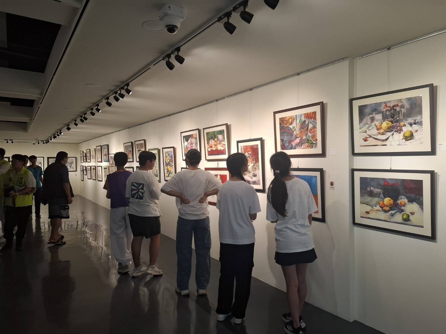 ▲大新營區藝術才能美術班聯合美展(圖/記者王俊勝 翻攝)