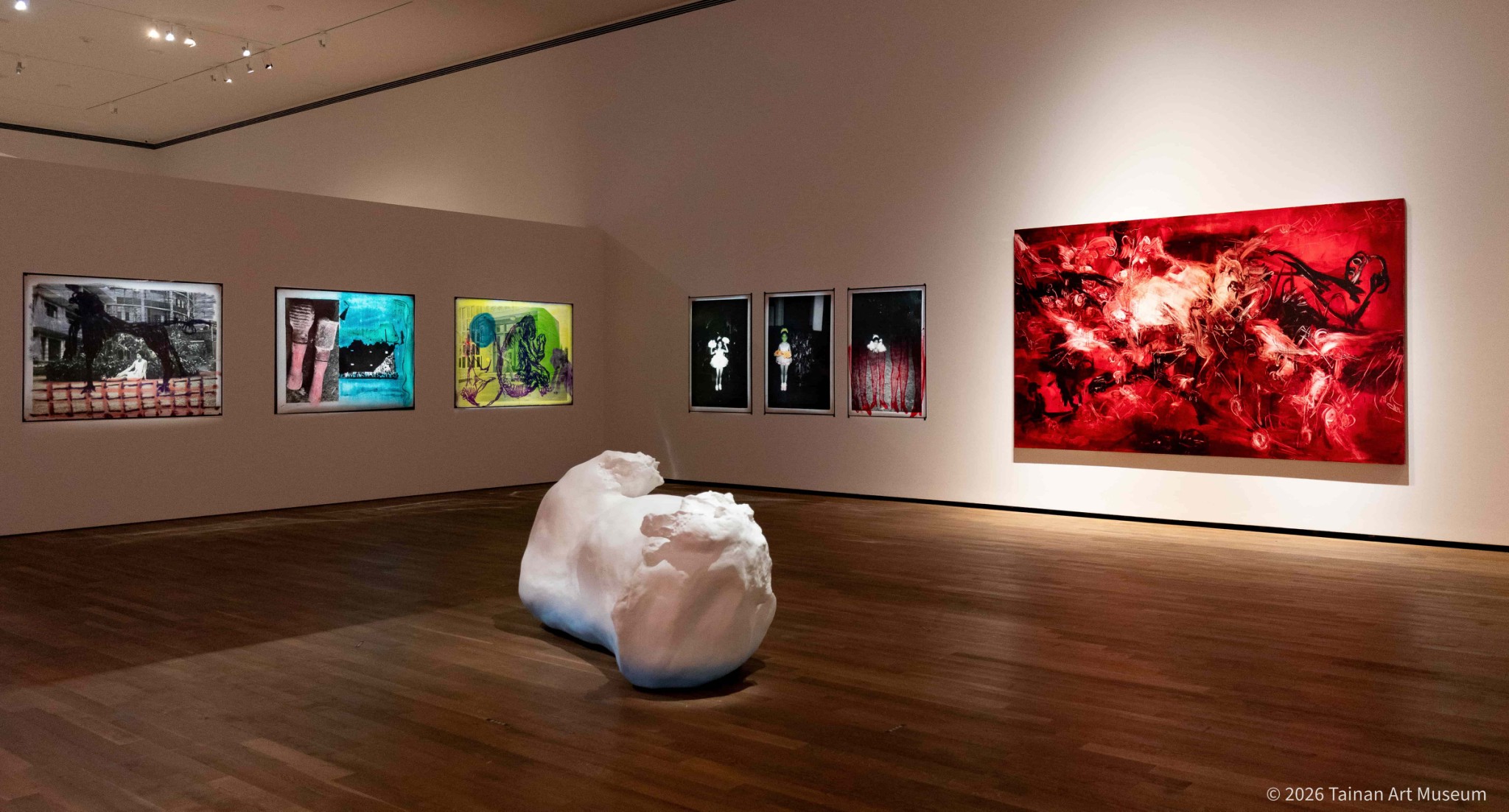 ▲「雙城計:臺南 X 熊本臺灣當代藝術接力展」為南美館與外部團隊共同合作推出之展覽。(圖/臺南市美術館提供)