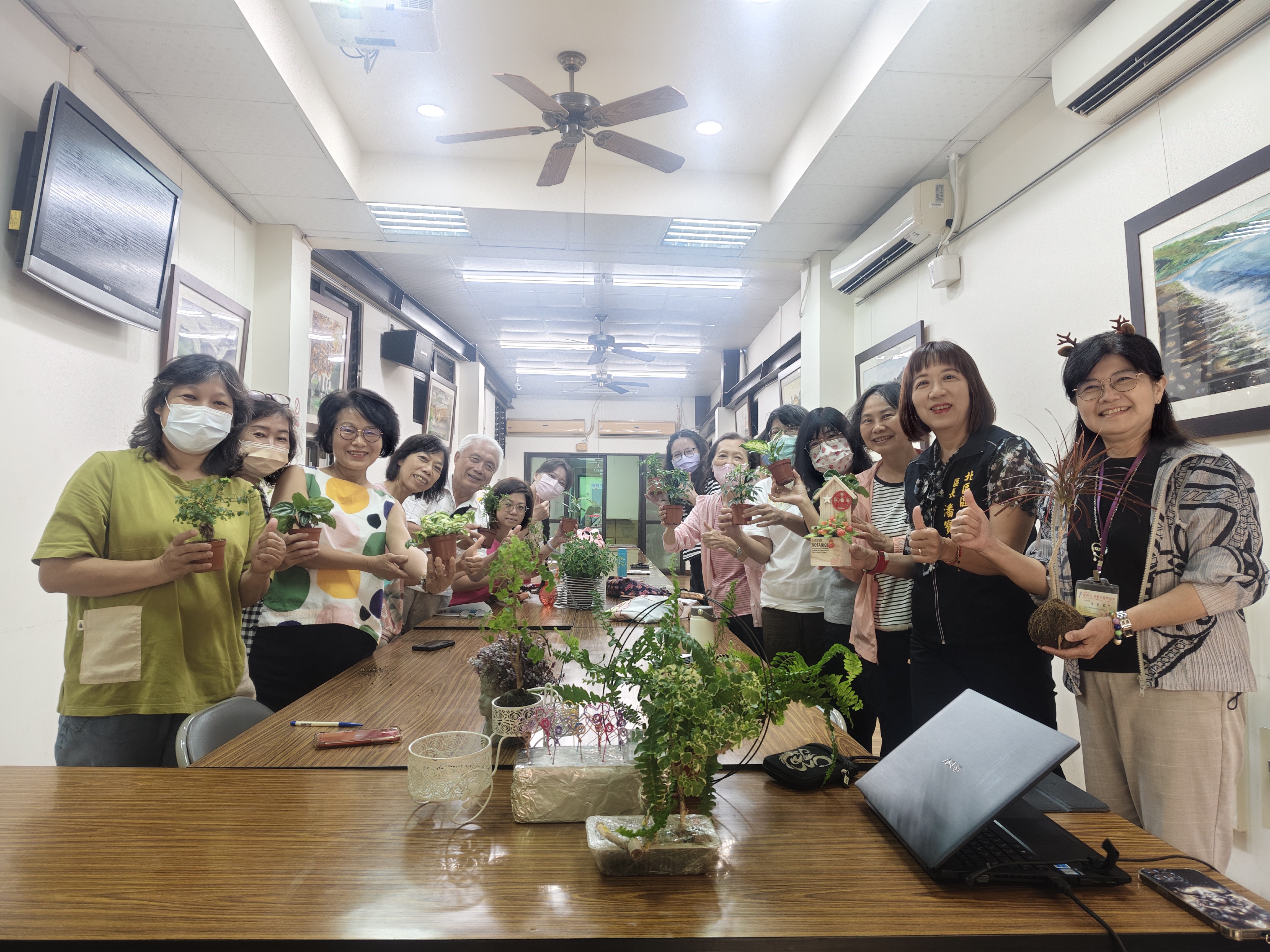 ▲植物成最佳療癒夥伴,北區鎮北學堂開設園藝治療新課程。(圖/記者 楊子安 翻攝)