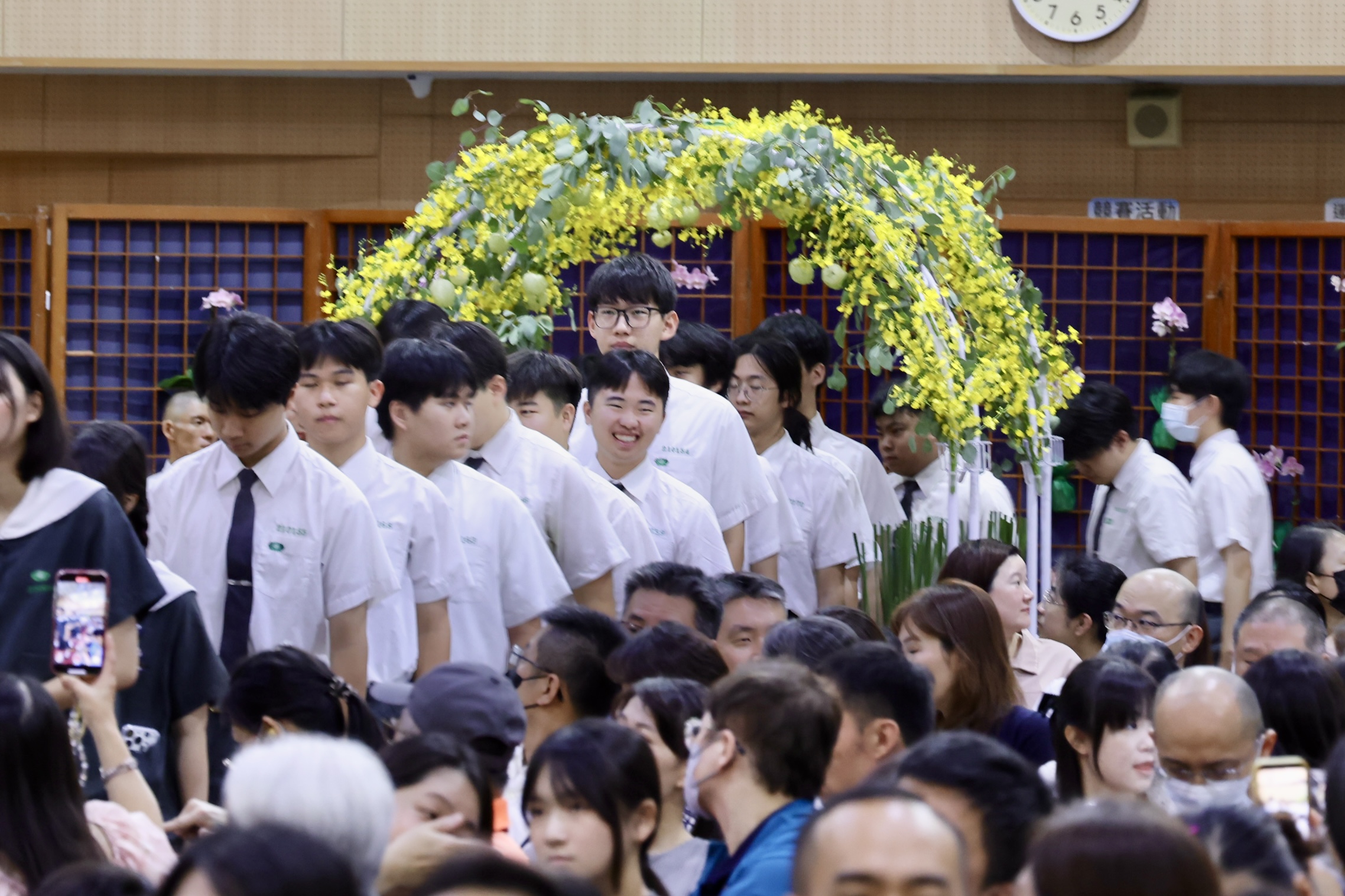 ▲台南慈濟高中第十七屆畢業典禮，512位畢業生完成學業。（圖／記者 楊子安 攝）