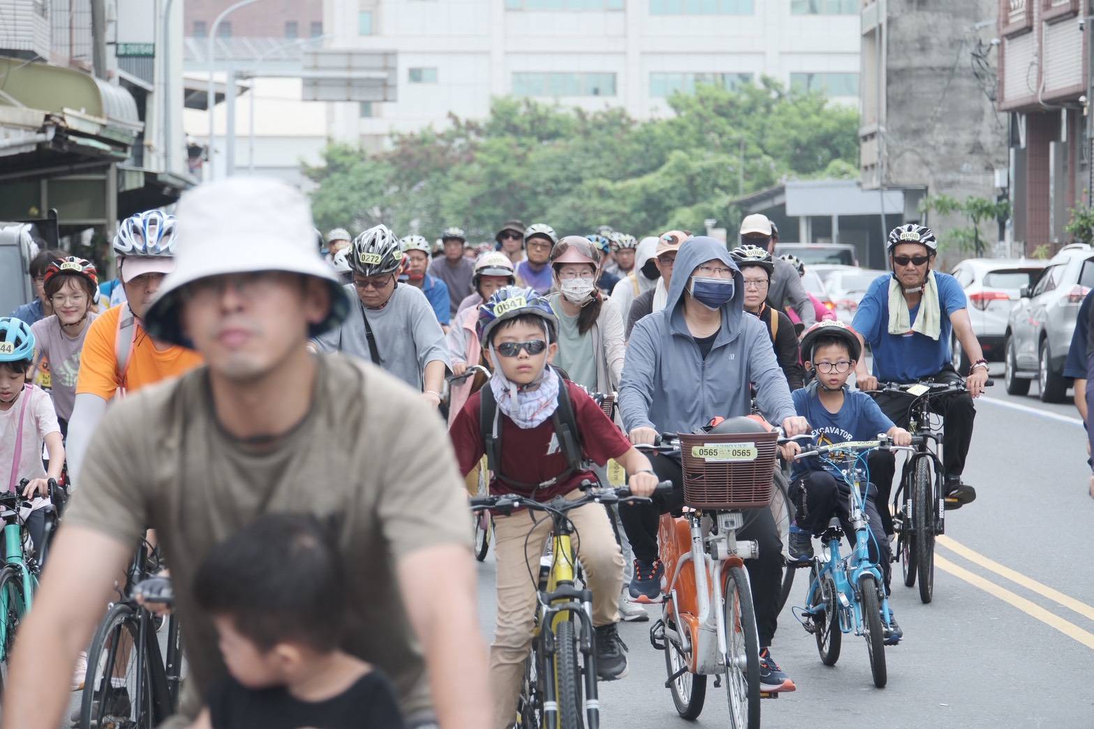 ▲一騎i臺南熱鬧登場，1200位車友暢遊二仁溪感受低碳城市魅力。（圖／台南市體育局提供）