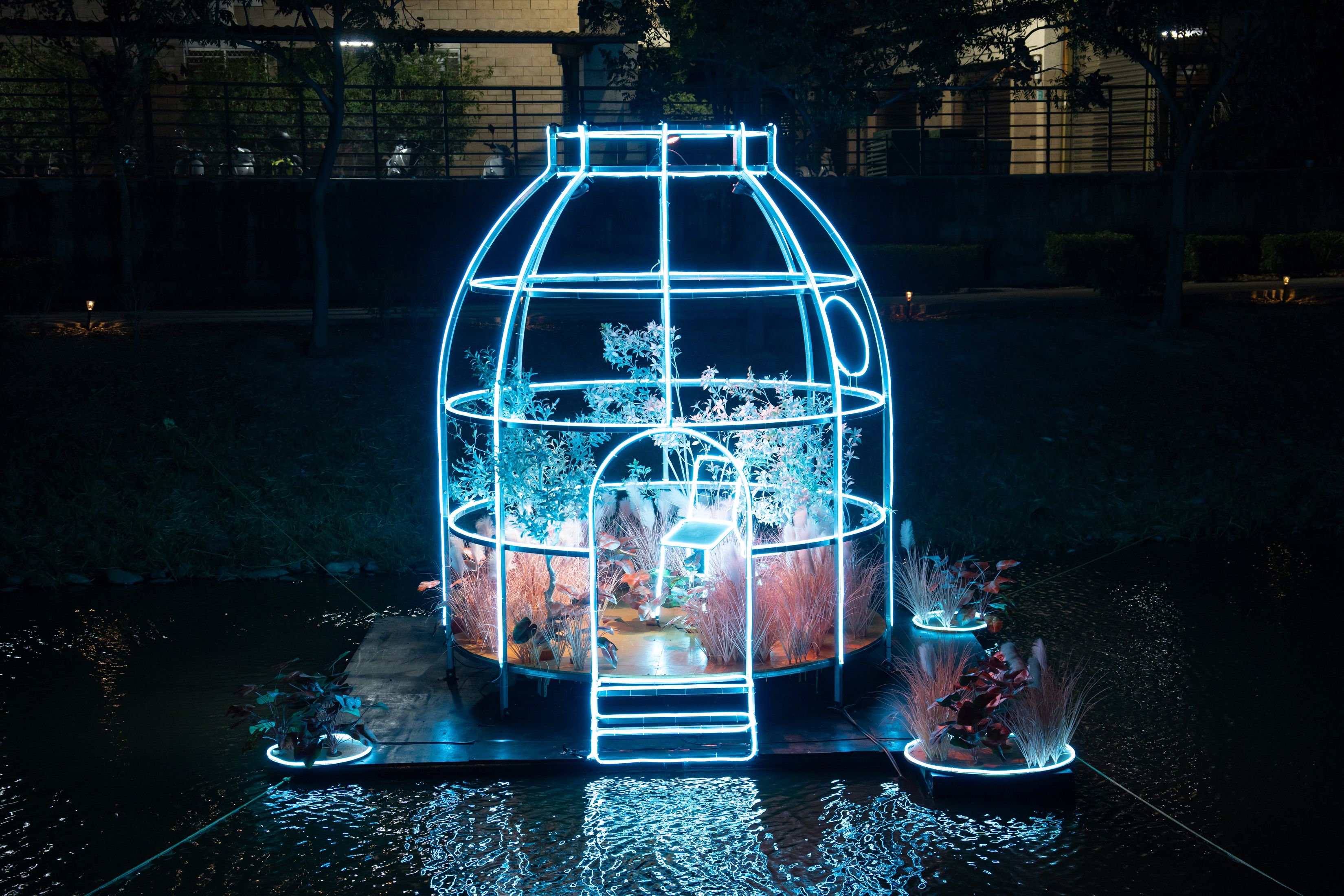 ▲從水域到船屋展演,2027月津港燈節徵件9月4日截止。(圖/台南市文化局提供)