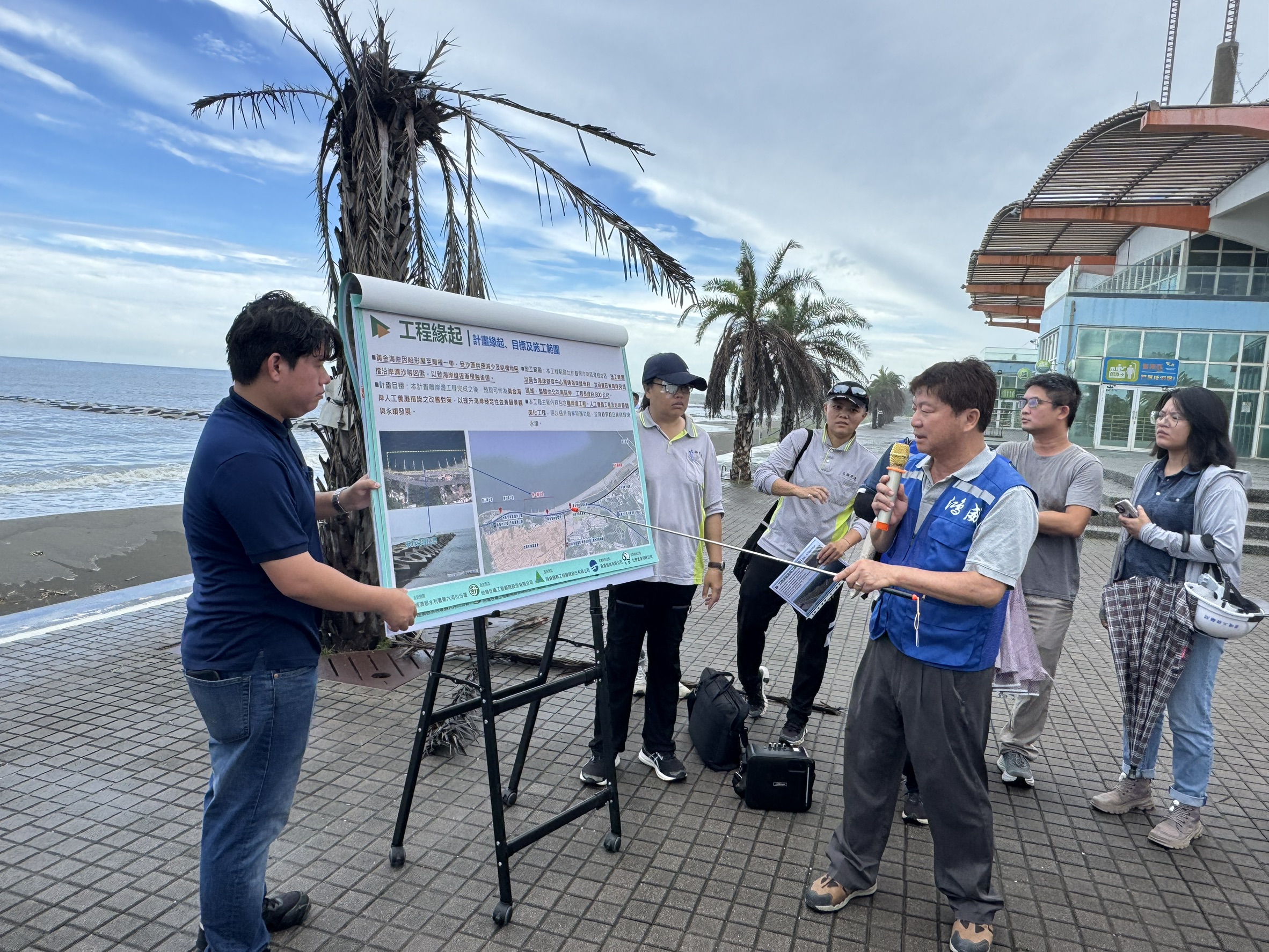 ▲黃金海岸海岸防護工程7月動工，力抗侵蝕守護沙灘。（圖／林俊憲服務處提供）
