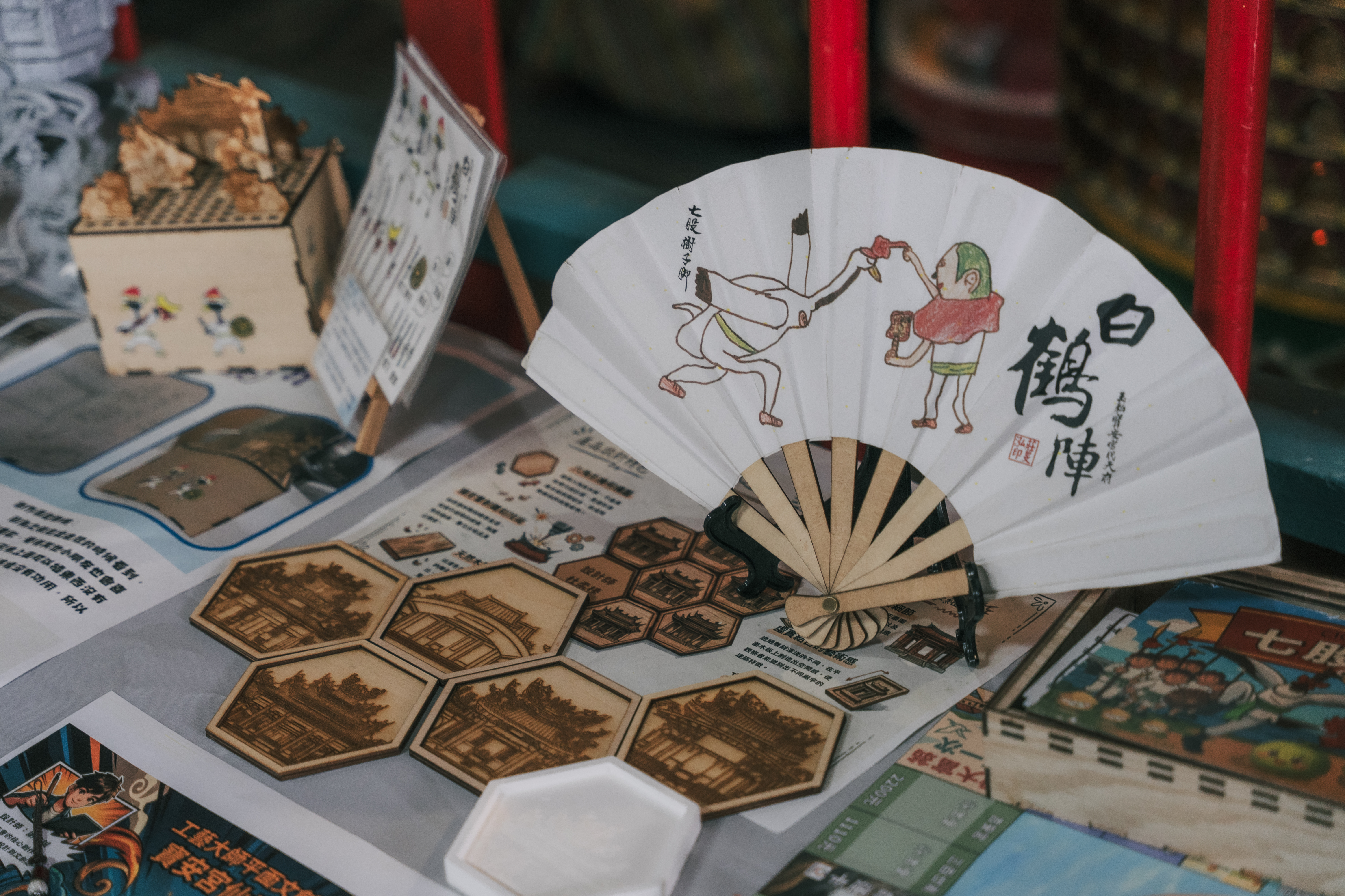 ▲七股玉勅寶安宮成第11座宮廟博物館，白鶴陣與工藝保存受肯定。（圖／台南市文化局提供）