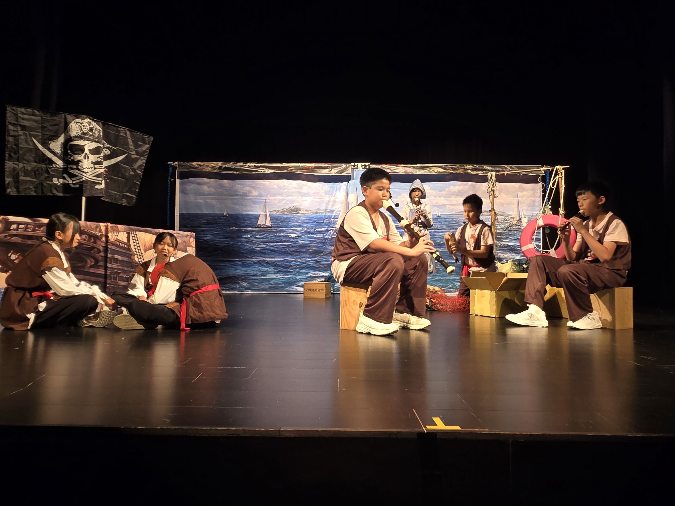 ▲台南兒藝節「藝起SHOW」登場，6校聯演音樂舞台劇《迷航少年》。（圖／台南市教育局提供）