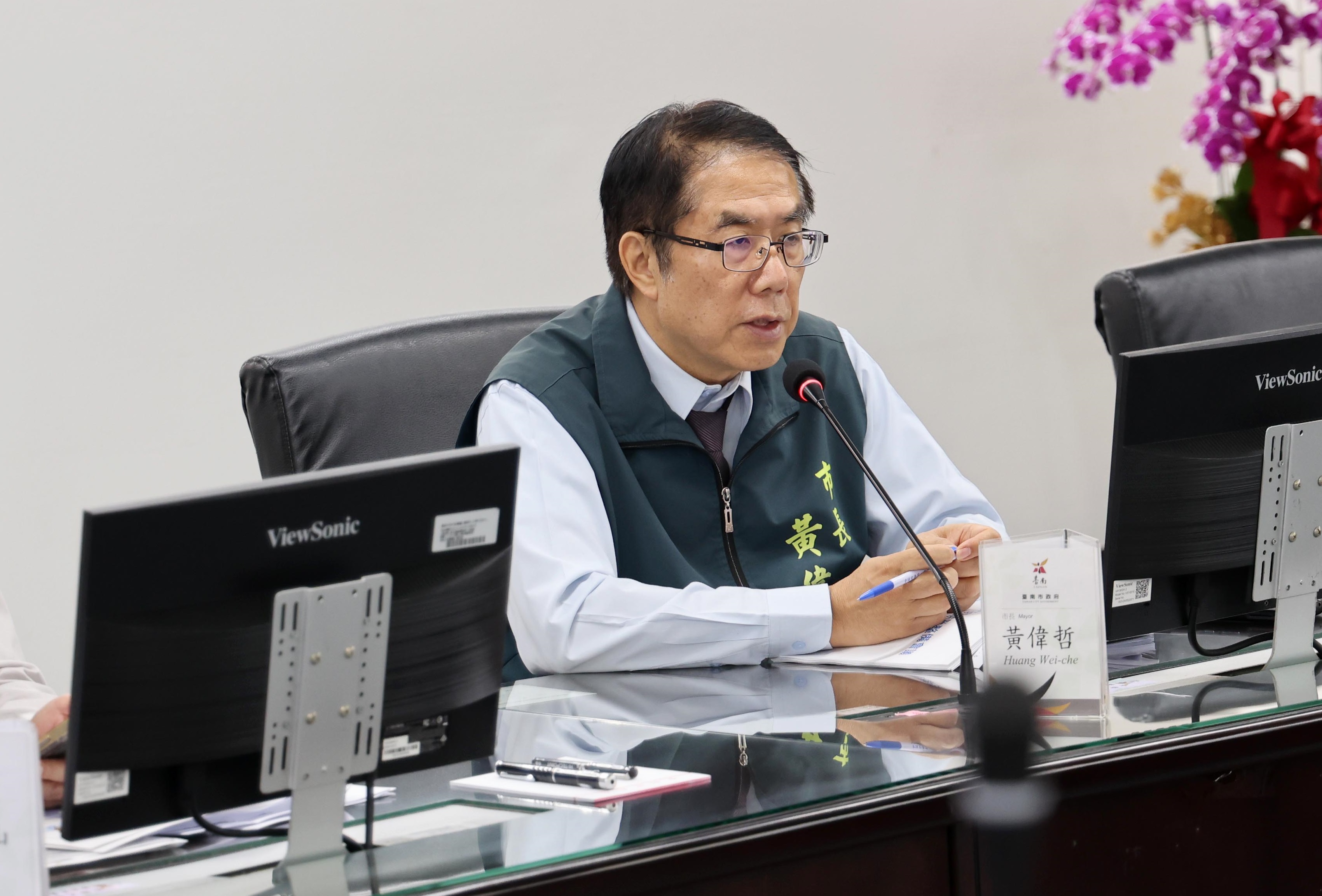 ▲中聯沙拉油事件台南跨局處啟動稽查，黃偉哲提4大指示。（圖／台南市政府提供）