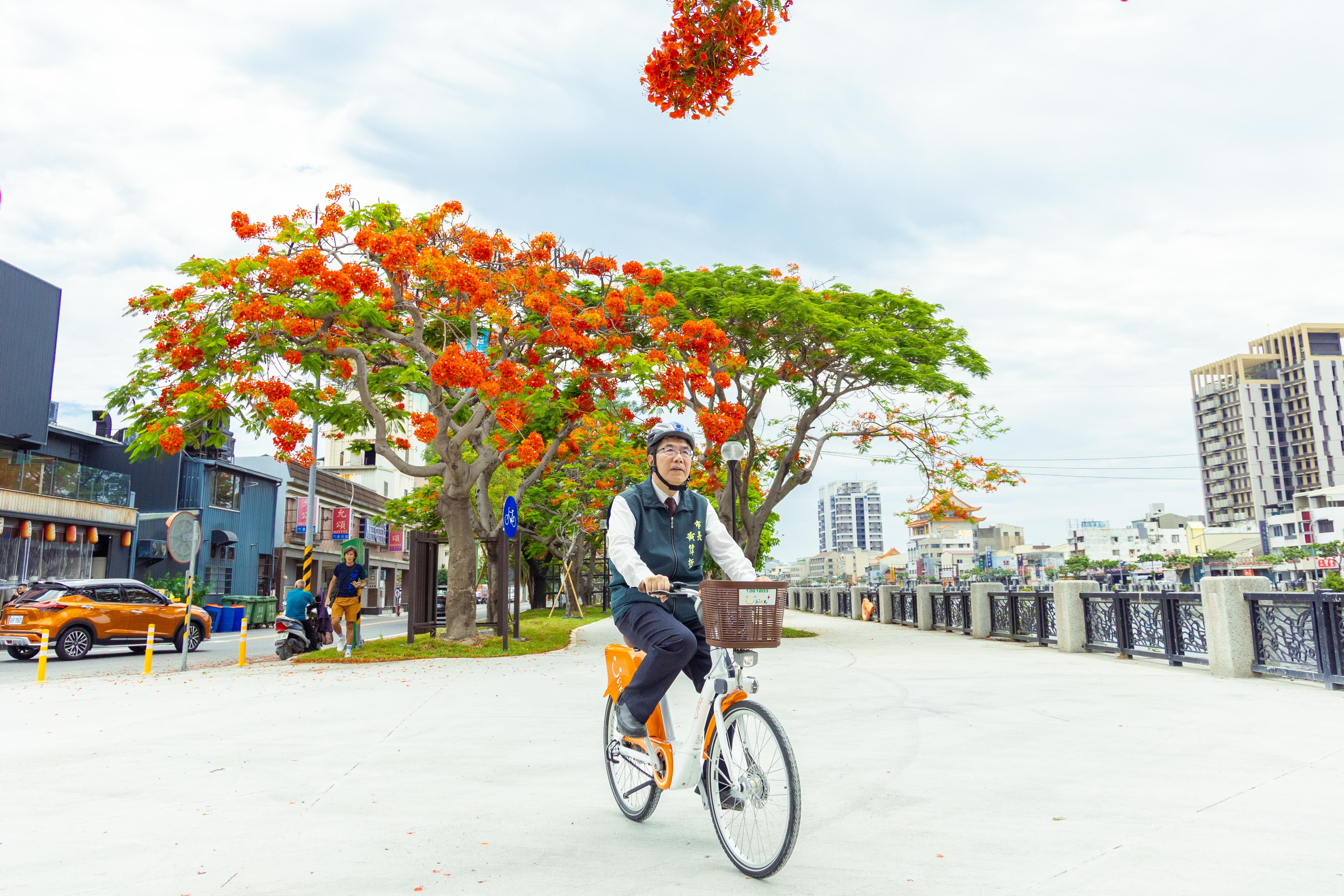 ▲台南YouBike成長六都居前,場站增75%、騎乘人次破513萬。(圖/台南市政府提供)